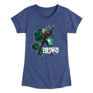 Girls' - Disney - Sergeant Tammy Hero's Duty Fitted Short Sleeve Graphic T-Shirt - 1 of 4