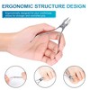 Unique Bargains Metal Beauty Tool Perfect Fingernails and Toenails Cuticle Nippers Silver Tone - 2 of 3
