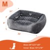 JOEJOY Rectangle Dog Bed,Sleeping Sofa Non-Slip Bottom Breathable Soft Puppy Bed Durable Orthopedic Calming Pet Cuddler - 2 of 4
