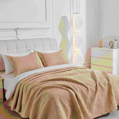 Legacy Decor 3 PCS Set Bedspread Coverlet Reversible Oversized