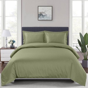 Egyptian Linens Bamboo Viscose Duvet Cover Set - 1 of 4