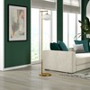 Hudson and Canal 68" Tall Arc Floor Lamp with Glass Shade - 3 of 4