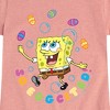 Girls' - SpongeBob Squarepants - So Eggcited Fitted Short Sleeve Graphic T-Shirt - 2 of 4