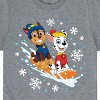 Boys' - Paw Patrol - Chase and Marshall Sledding Short Sleeve Graphic T-Shirt - 2 of 4