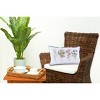 C&F Home Delicate Floral Ribbon Pillow - 2 of 4