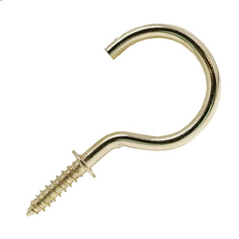 100 Pack Metal Screw In Cup Hanging Ceiling Hooks 45mm Target