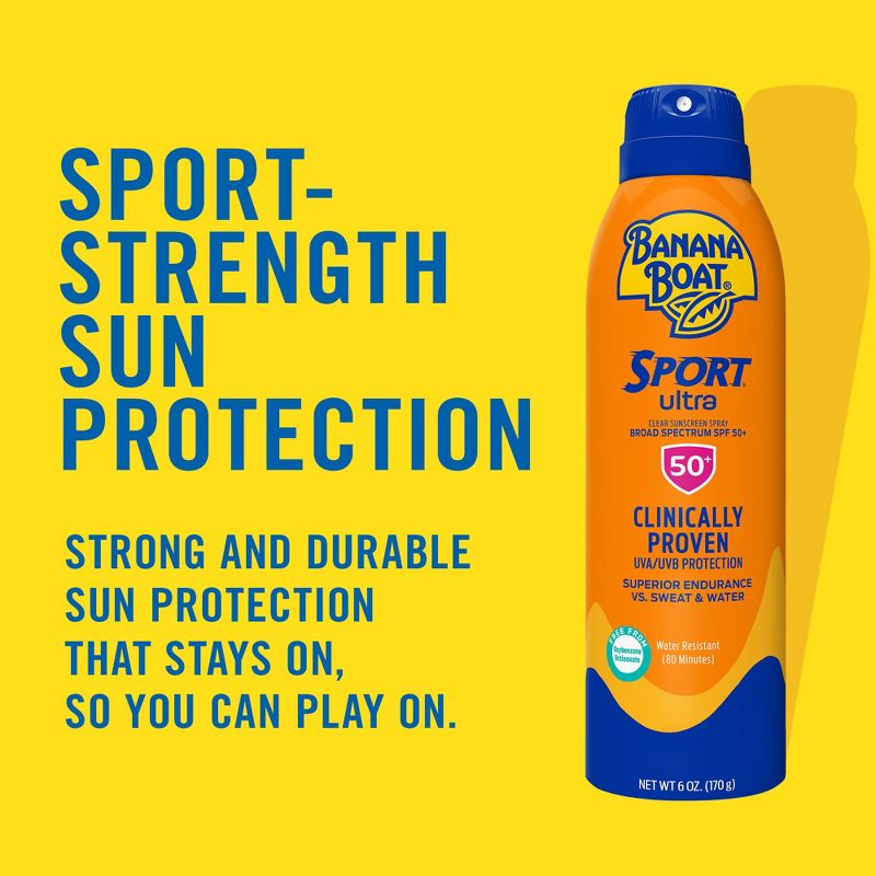 Banana Boat Ultra Sport Clear Sunscreen Spray, 4 of 16