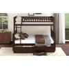 Twin Over Full Bunk Bed with Drawers for Bedroom - 4 of 4