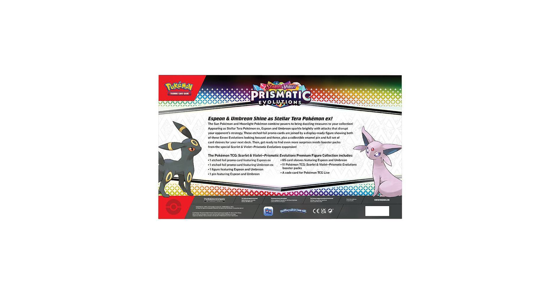 Pokémon Trading Card Game: Scarlet & Violet - Prismatic Evolutions Premium Figure Collection