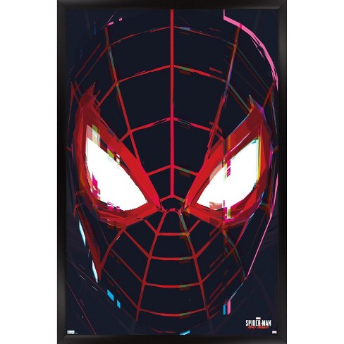 Trends International Marvel's Spider-man: Miles Morales - Face Framed Wall  Poster Prints : Target