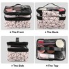 Unique Bargains Double Layer Makeup Bag Cosmetic Travel Bag Case Organizer Bag Clear Bags for Women 1 Pcs - 4 of 4