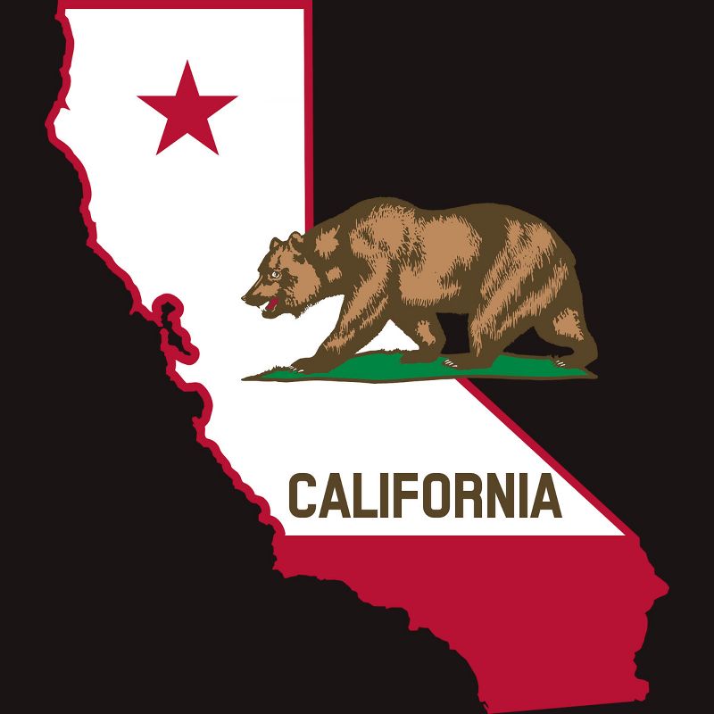 Design By Humans California State Pride Bear By T-Shirt, 2 of 3