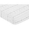 Sweet Jojo Designs Gender Neutral Baby Fitted Crib Sheet Woodland Friends Grey and White - 3 of 4