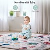 GOTGELIF 71"x79" Extra-Thick Cushioned Foam Baby Play Mat Foldable & Non-Slip Tummy Time Mat - 4 of 4