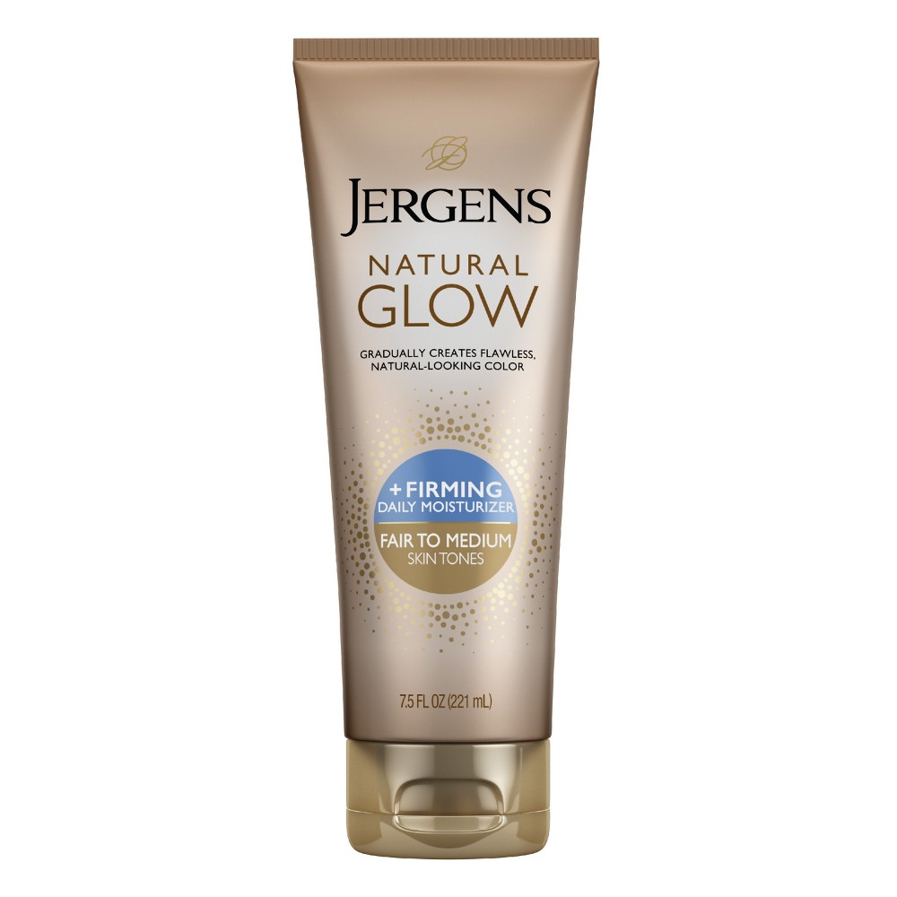 Photos - Cream / Lotion Jergens Natural Glow Firming Daily Moisturizer, Self Tanner Body Lotion, F