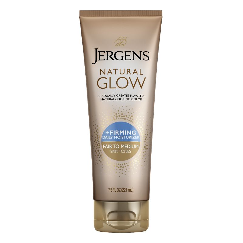 Jergens Natural Glow Firming Daily Moisturizer, Self Tanner Body Lotion, 1 of 14