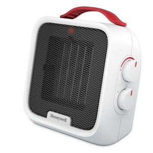 Honeywell UberHeat 5 Ceramic Heater White: Portable Electric Indoor Heater, Adjustable Thermostat, 1500W, ETL Listed - 1 of 4