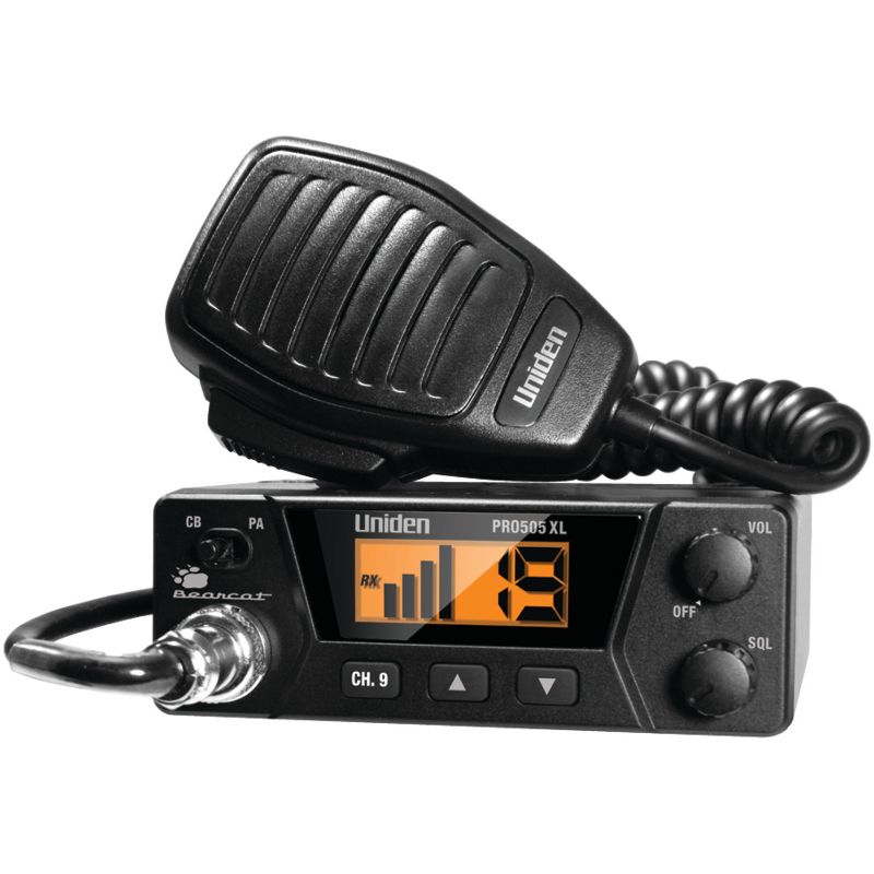 Uniden® Professional Series 40-Channel Compact CB Radio, PRO505XL, 1 of 5