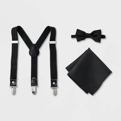 Boys&#39; 3pk Suspender Set - Cat &#38; Jack&#8482; - Black