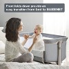 MYKKO 4 in 1 Baby Bassinet Bedside Sleeper, 4 Functions Crib, Playard, Portable Changing Table, Bassinet for Newborn Baby, Bedsaide - 2 of 4