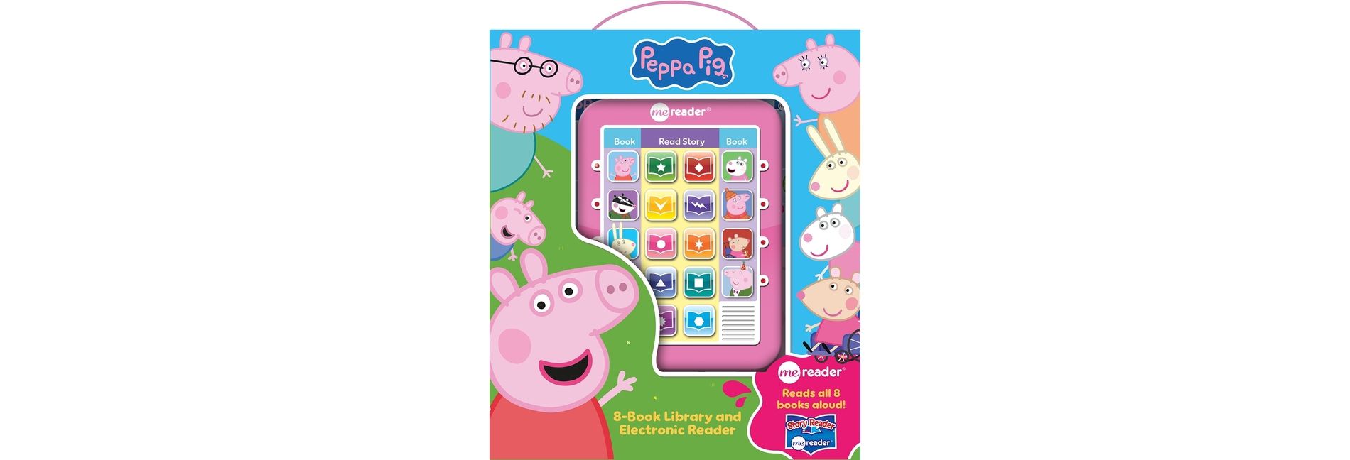 Peppa Pig Electronic Me Reader 8-Book Library and Electronic Reader Boxed Set