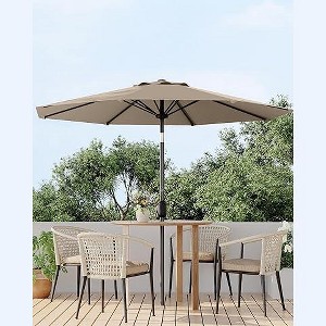 COZONY 9FT Patio Umbrella with Crank & Push-Button Tilt, Outdoor Market Table Umbrella with 11 Sturdy Ribs for Pool, Deck, Yard & Garden - 1 of 4