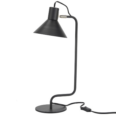 20" Modern Adjustable Black Task Desk Lamp - Nourison