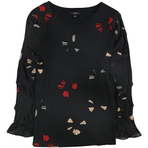 Alfani Womens Ruffle Sleeve Pullover Blouse - 1 of 1