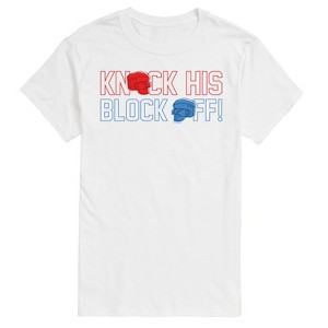 Men's - Rock 'Em Sock 'Em Robots - Knock His Block Off Short Sleeve Graphic T-Shirt - 1 of 4