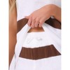 INSPIRE CHIC Women's V-Neck Tank Top and Drawstring Shorts Knit Pajama Set - 4 of 4