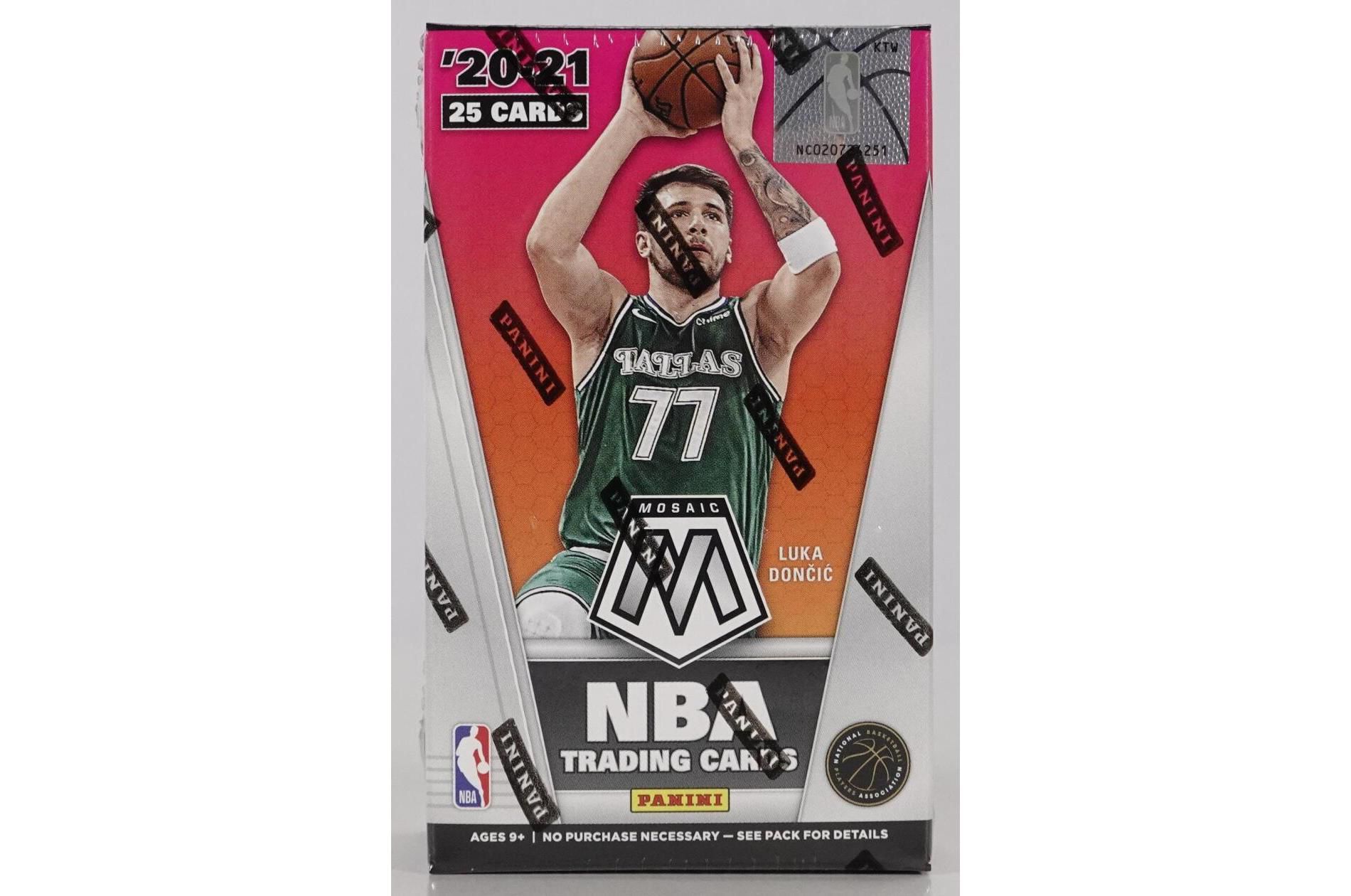 2020-21 Panini Mosaic Basketball Cereal Box (Reactive Red Parallels!)