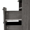 NicBex 2 Drawer Nightstand,Faux Wood Bedside Table with Open Shelf for Bedroom,Living Room - 4 of 4