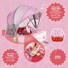 Mambobaby Sunny Navigator Baby Pool Float with Canopy Novelty Float - Cupcake Vanilla - 3 of 4