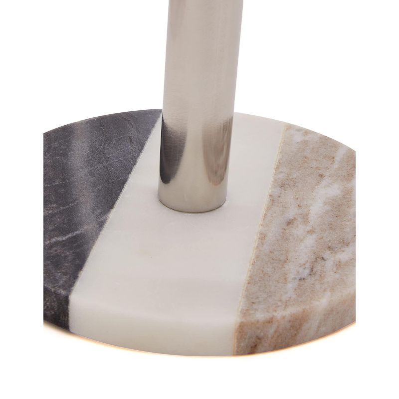 Lexi Home Marble Counter Paper Towel Holder -  Mount Grey, 6 of 8