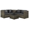 vidaXL Patio Furniture Set Set of 4 Grey, Dark grey - 2 of 4