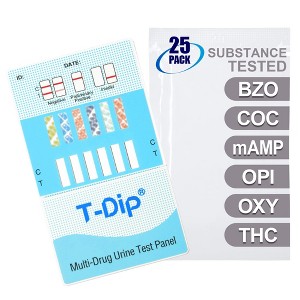 Mintegrity [25pk] 6 Panel Urine Drug Test Card for Home | High Sensitivity Substance Screening Home Detection Urine Dip Card | MT-WDOA-564 - 1 of 4