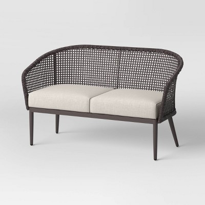 Target wicker online sofa