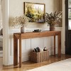 Lantine Solid Wood 63" Console Table for Living Room, Farmhouse Entryway Table with Integrated Splayed Legs for Hallway - 2 of 4