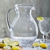 tagltd Bubble Glass Pitcher - 64oz Clear Beverage Server, Hand Wash Only, 9" H x 5" Dia, Perfect for Everyday Use - 3 of 4