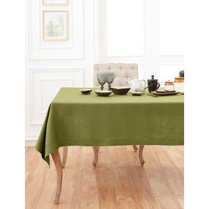 Solino Home Linen Tablecloth | Classic Hemstitch - 1 of 4