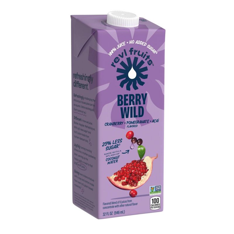 Revl Fruits Berry Wild Juice Drink - 32 fl oz Bottle, 3 of 9