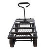 Kumasinova Heavy-Duty Garden Dump Cart with Solid No-Flat Tires,Tools Cart Wagon Cart with Spacious Bed for Yard,Farm,Lawn & Home Use - 4 of 4