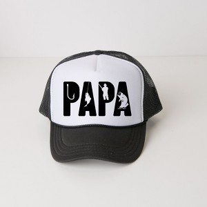 Simply Sage Market Papa Fishing Adult Foam Trucker Hat - 1 of 2