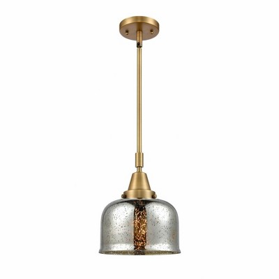 Bell - 1 Light Stem Hung Mini Pendant In Industrial Style-11.13 Inches Tall and 8 Inches Wide