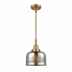 Bell - 1 Light Stem Hung Mini Pendant In Industrial Style-11.13 Inches Tall and 8 Inches Wide - 1 of 1