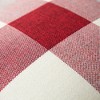 Pack of 2 Christmas Classic Farmhouse Buffalo Check Plaids Linen Soft Soild Decorative Square Porch Throw Pillow Covers - 2 of 4