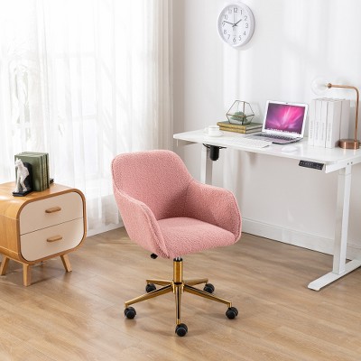 Anybear Adjustable Height 360 Revolving Home Office Chair With Universal Wheel