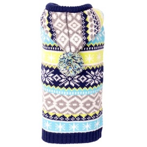 The Worthy Dog Fairisle Pullover Sweater - 1 of 3