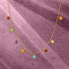 Pure Collection by Ross-Simons 2.70 ct. t.w. Multi-Stone Station Necklace in 14kt Yellow Gold - 3 of 4