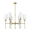 Z-Lite Emily 6 - Light Chandelier in  Rubbed Brass - 3 of 4